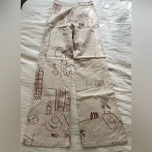 Paloma Wool Beige Artistic Pants